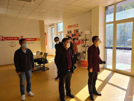 广安爱多贺洪燕一行光临人生就是搏软件